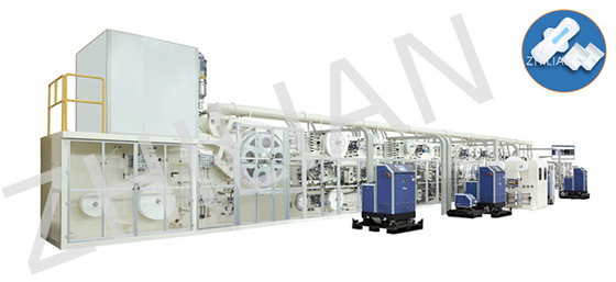 自動サニタリーパッド製造機600pcs/Min 1500pcs / Min