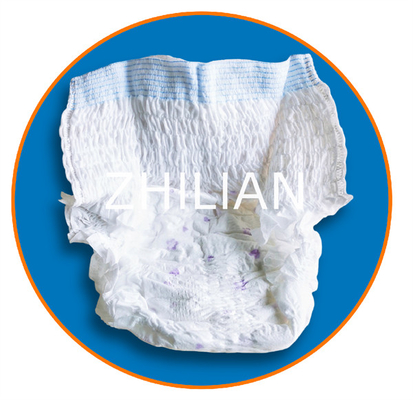 中心の機械350pcs/分を作る女らしいMenstrualおむつのズボンをパルプにしなさい